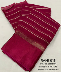 Sequence work Chiffon Saree - Eshana Collections