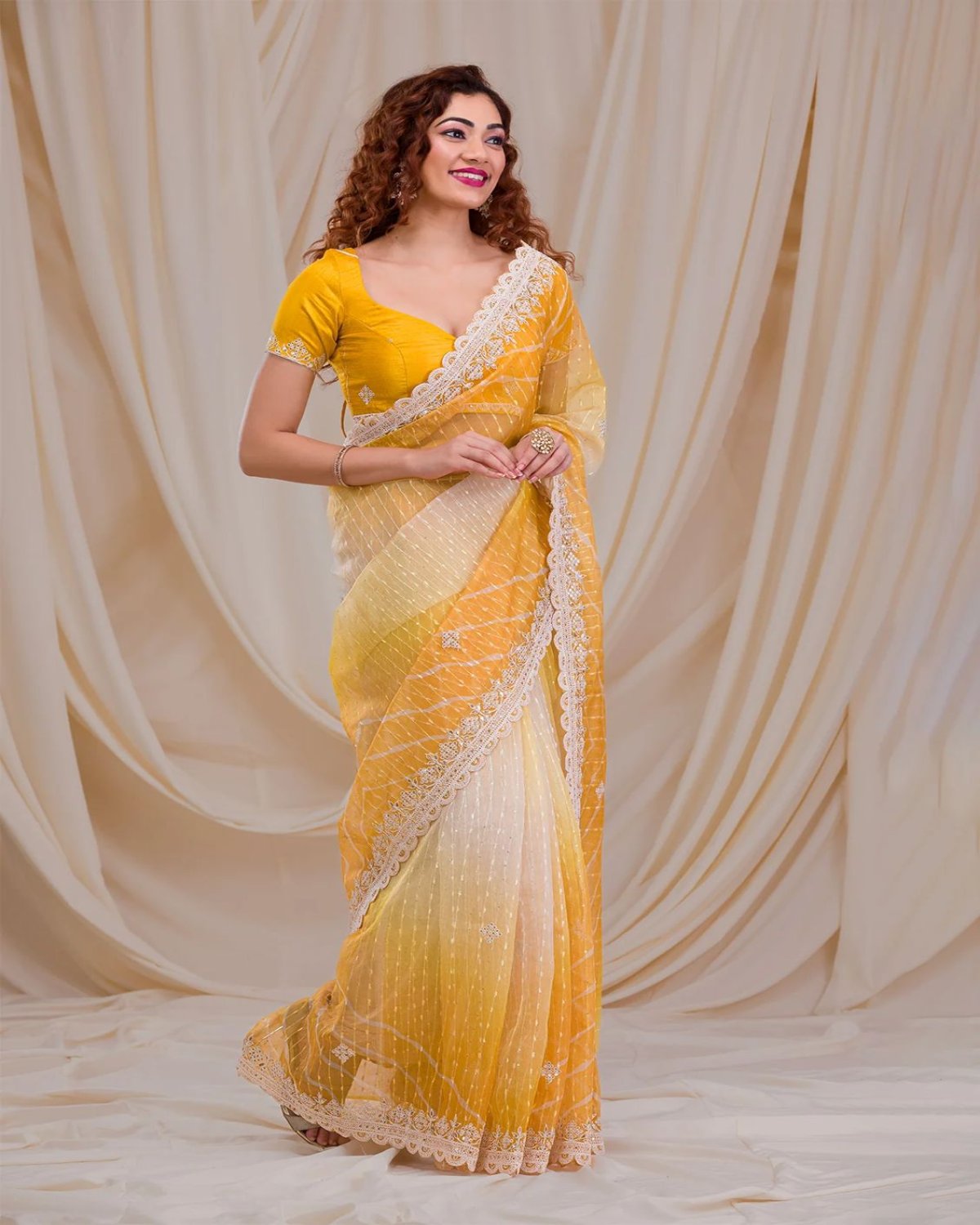 Organza Saree - Eshana Collections