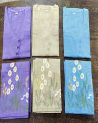 Summer embroidery work co-ord set - Eshana Collections