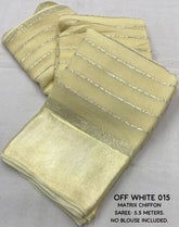 Sequence work Chiffon Saree - Eshana Collections