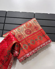 Banarasi Pattu Saree | Elegant Embroidered Designs - Eshana Collections