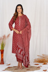 Beautiful cotton fabric printed kurti - Eshana Collections