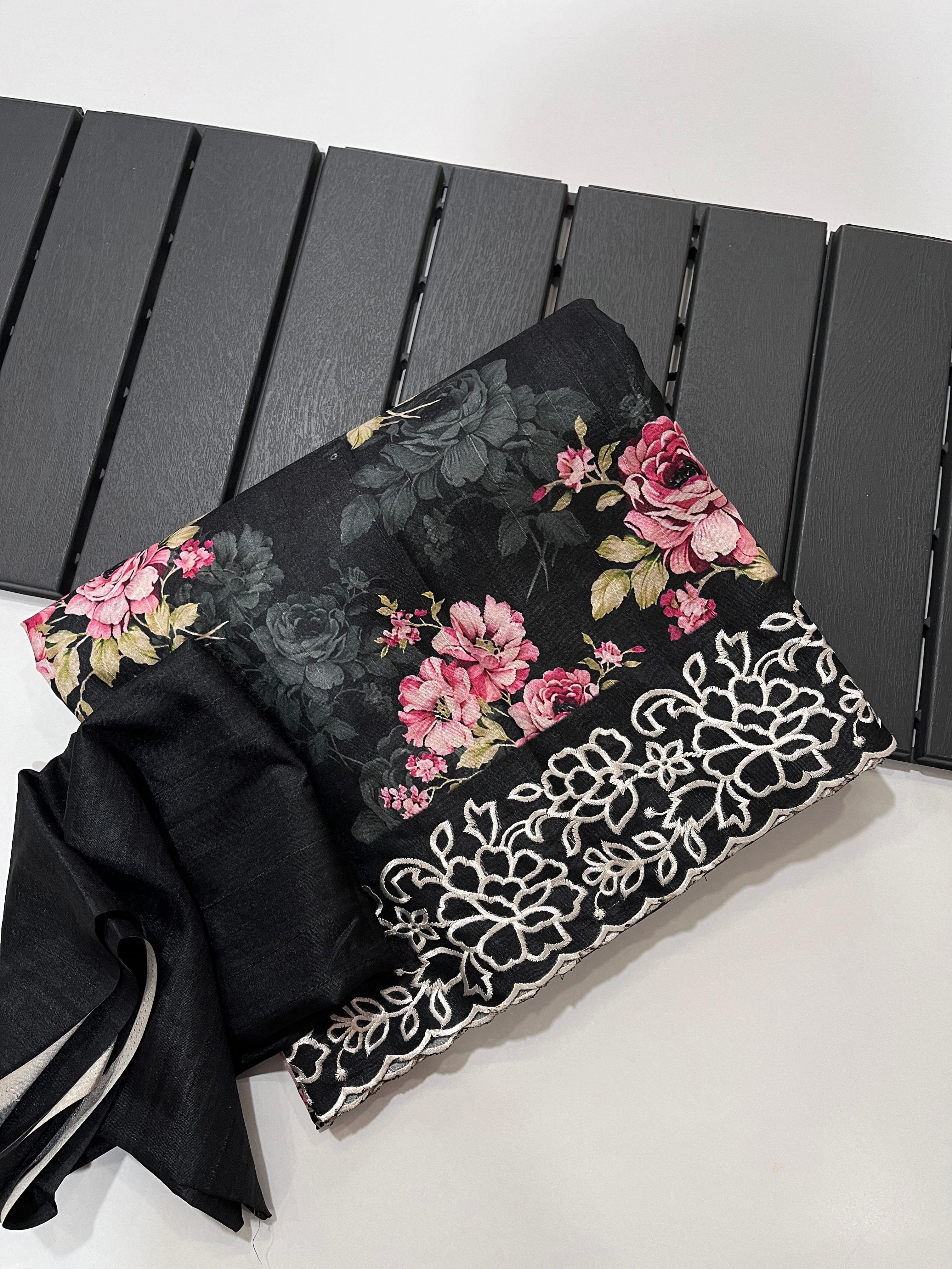 Tussar Silk Saree - Eshana Collections