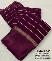 Sequence work Chiffon Saree - Eshana Collections