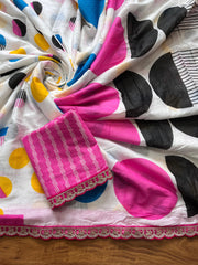 Mul-Mul Cotton Sarees - Eshana Collections