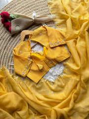 Candy tissue crushed sarees - Eshana Collections