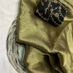 Black and gold saree - Eshana Collections