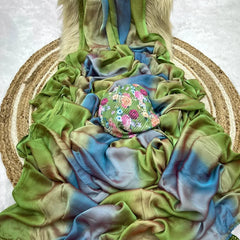 Beautiful multi shaded chiffon sarees - Eshana Collections