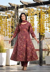 Pure cotton stitched chudidhar/ salwar - Eshana Collections