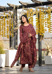 Pure cotton stitched chudidhar/ salwar - Eshana Collections