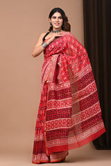 Chanderi silk saree - Eshana Collections