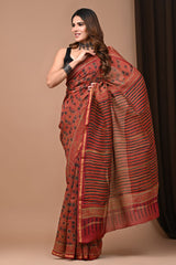 Chanderi silk saree - Eshana Collections