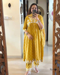 Anarkali chudidhar set - Eshana Collections