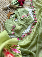 Crushed tissue sarees collection - Eshana Collections