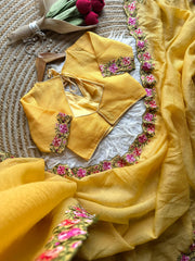 Crushed tissue sarees collection - Eshana Collections