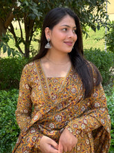 Mustard yellow anarkali suit - Eshana Collections