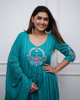 Anarkali cut salwar kameez - Eshana Collections