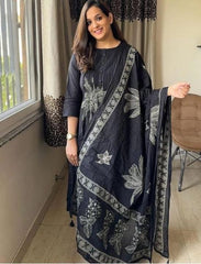 Black salwar set - Eshana Collections