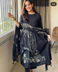 Black salwar set - Eshana Collections