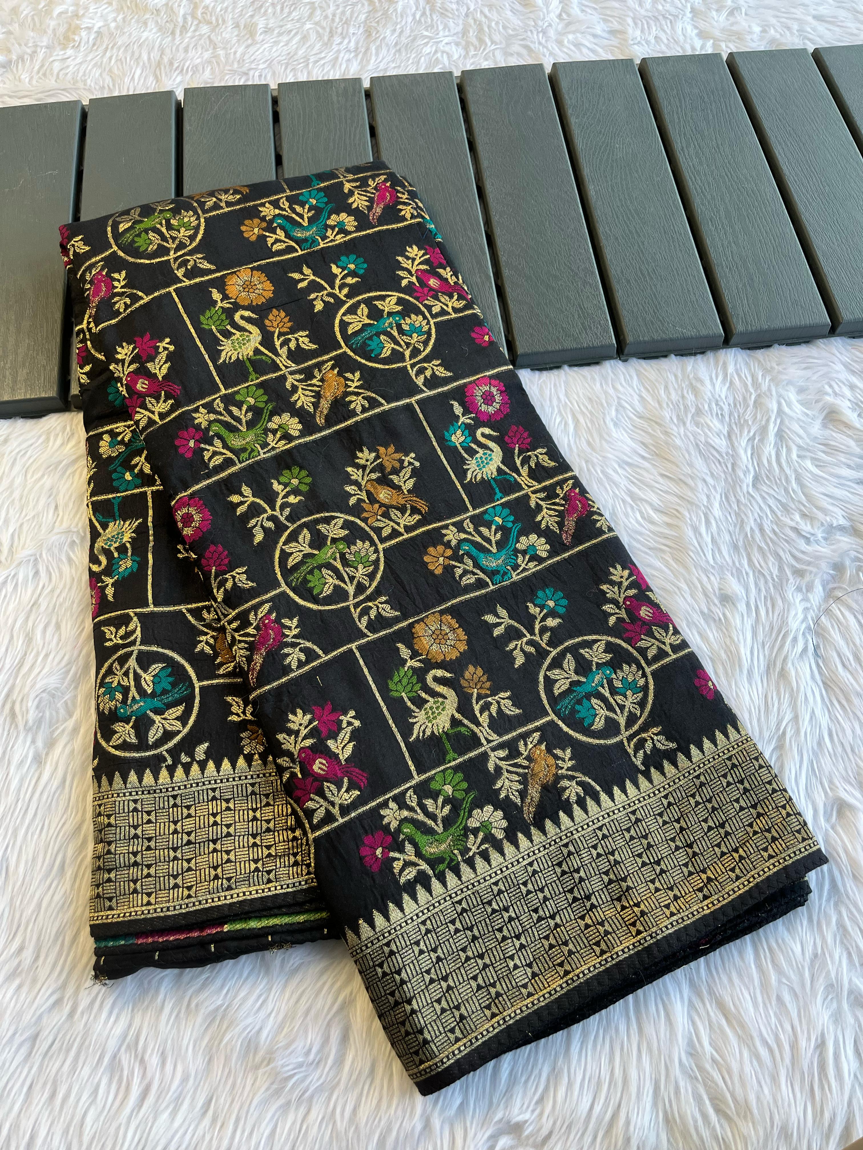 Soft munga tussar silk sarees - Eshana Collections