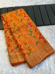 Soft munga tussar silk sarees - Eshana Collections