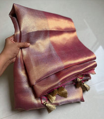 Soft tissue silk sarees - Eshana Collections