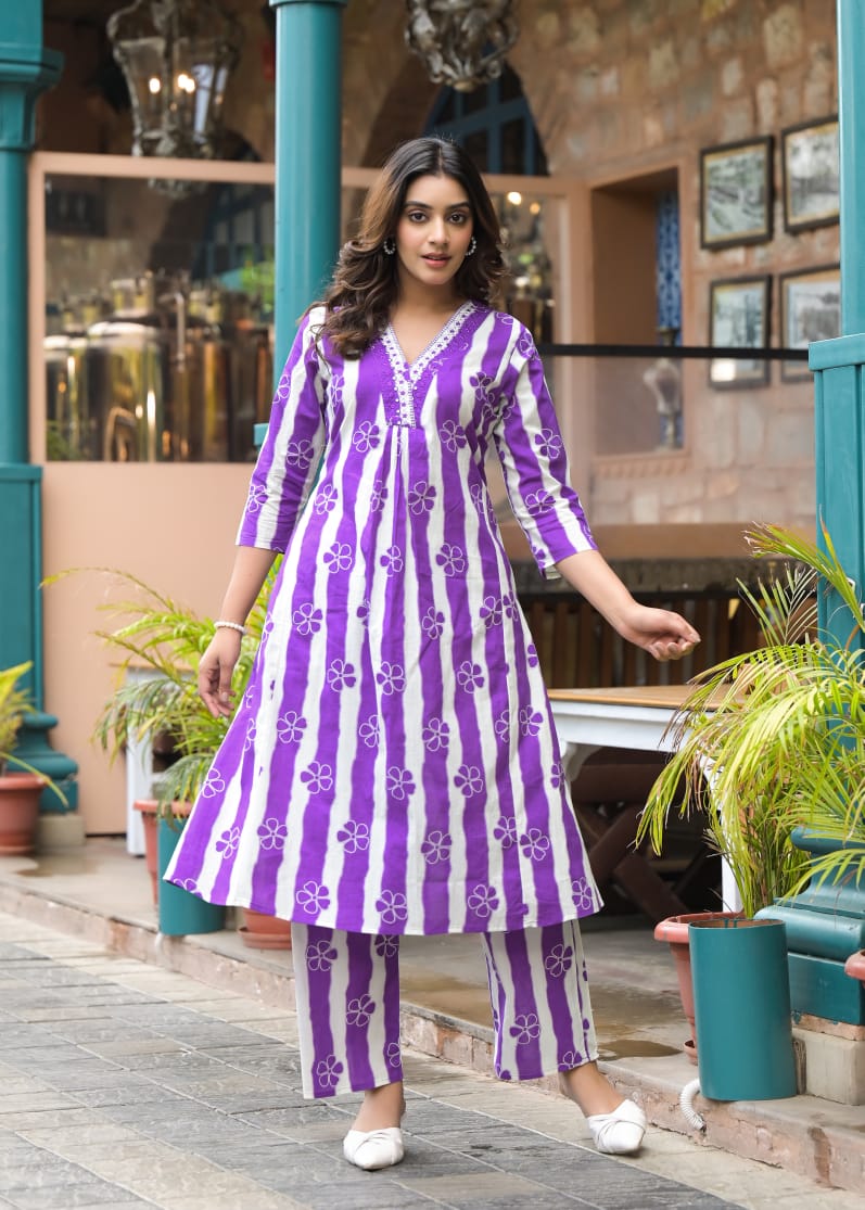 Office wear kurti and pants - Eshana Collections