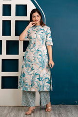 Cotton Kurti palazzo set - Eshana Collections