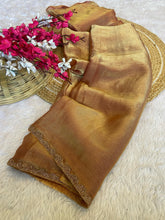 Crushed chiffon sarees - Eshana Collections