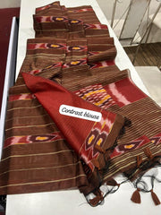 Ikkat cotton sarees - Eshana Collections