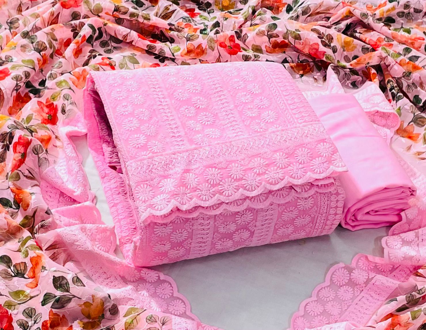 Georgette dress material/ salwar material - Eshana Collections