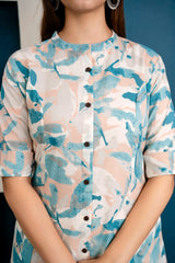 Cotton Kurti palazzo set - Eshana Collections