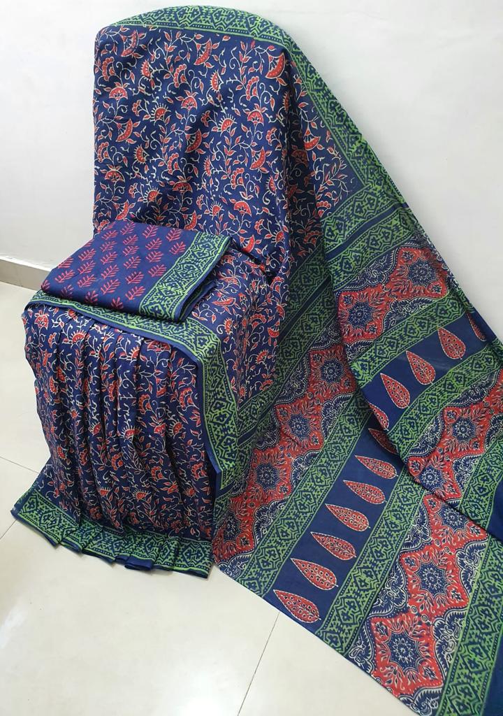 Mul-Mul Cotton Sarees - Eshana Collections