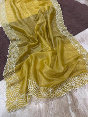 Gold Crush Saree - Eshana Collections