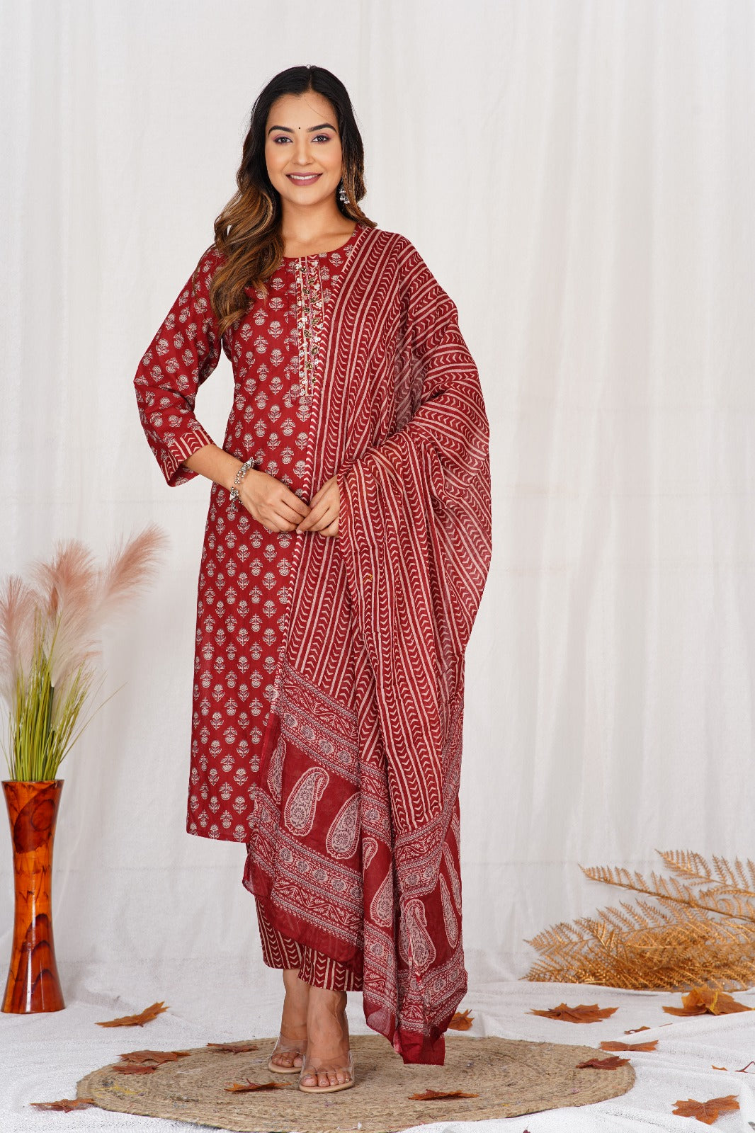 Beautiful cotton fabric printed kurti - Eshana Collections