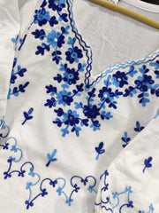 New in Festive Aari work Kurta Pant set. - Eshana Collections