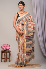 Linen Cotton Sarees - Eshana Collections