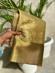 Premium Kanchipuram Zari Tissue Vaskat Saree - Eshana Collections