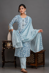 Beautiful cotton fabric printed kurti - Eshana Collections