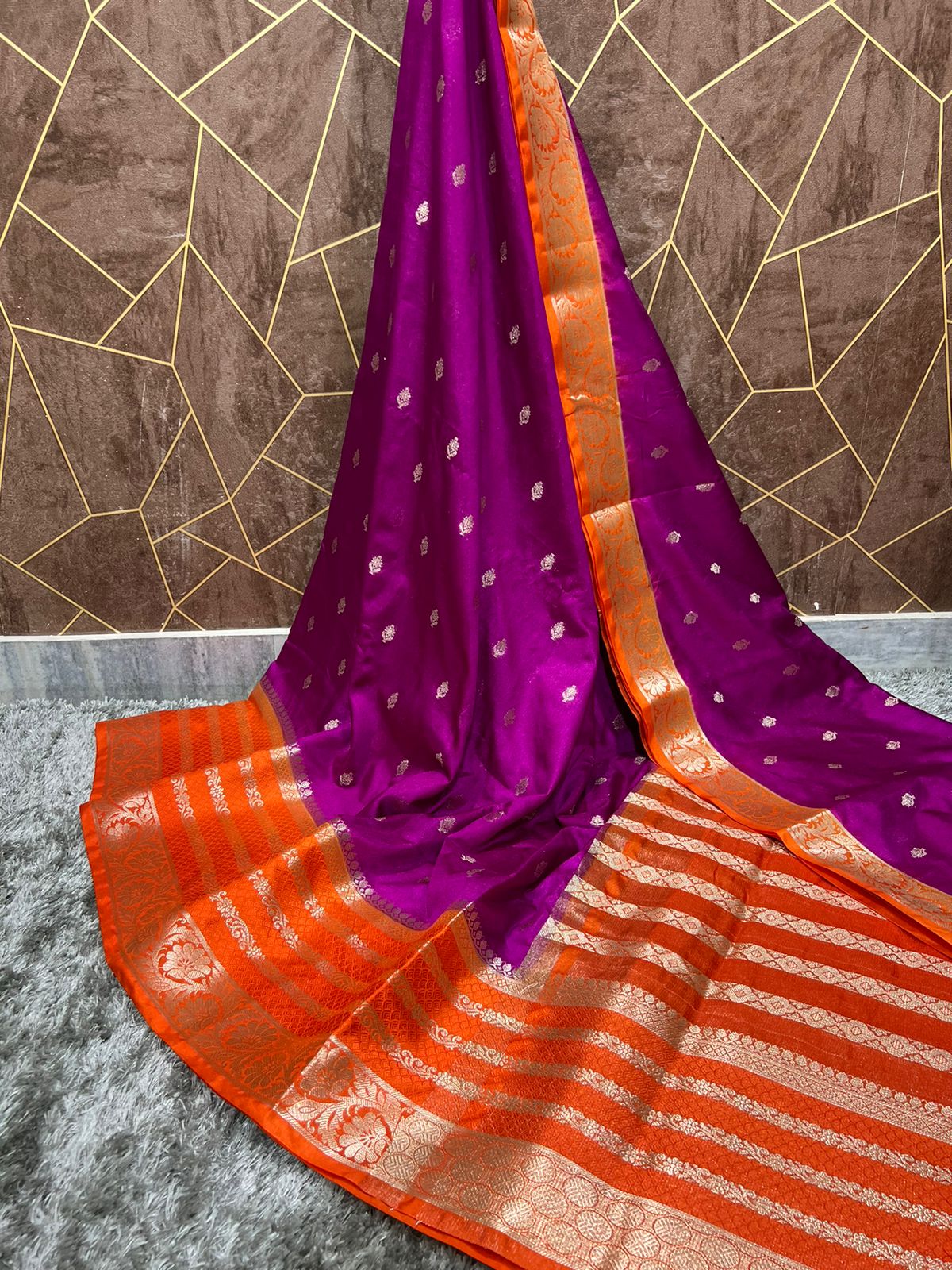 Semi Katan Silk Sarees - Eshana Collections