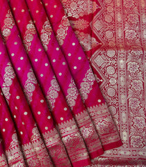 Pink Banarasi Rangkat Saree | Bridal & Festive Wear - Eshana Collections