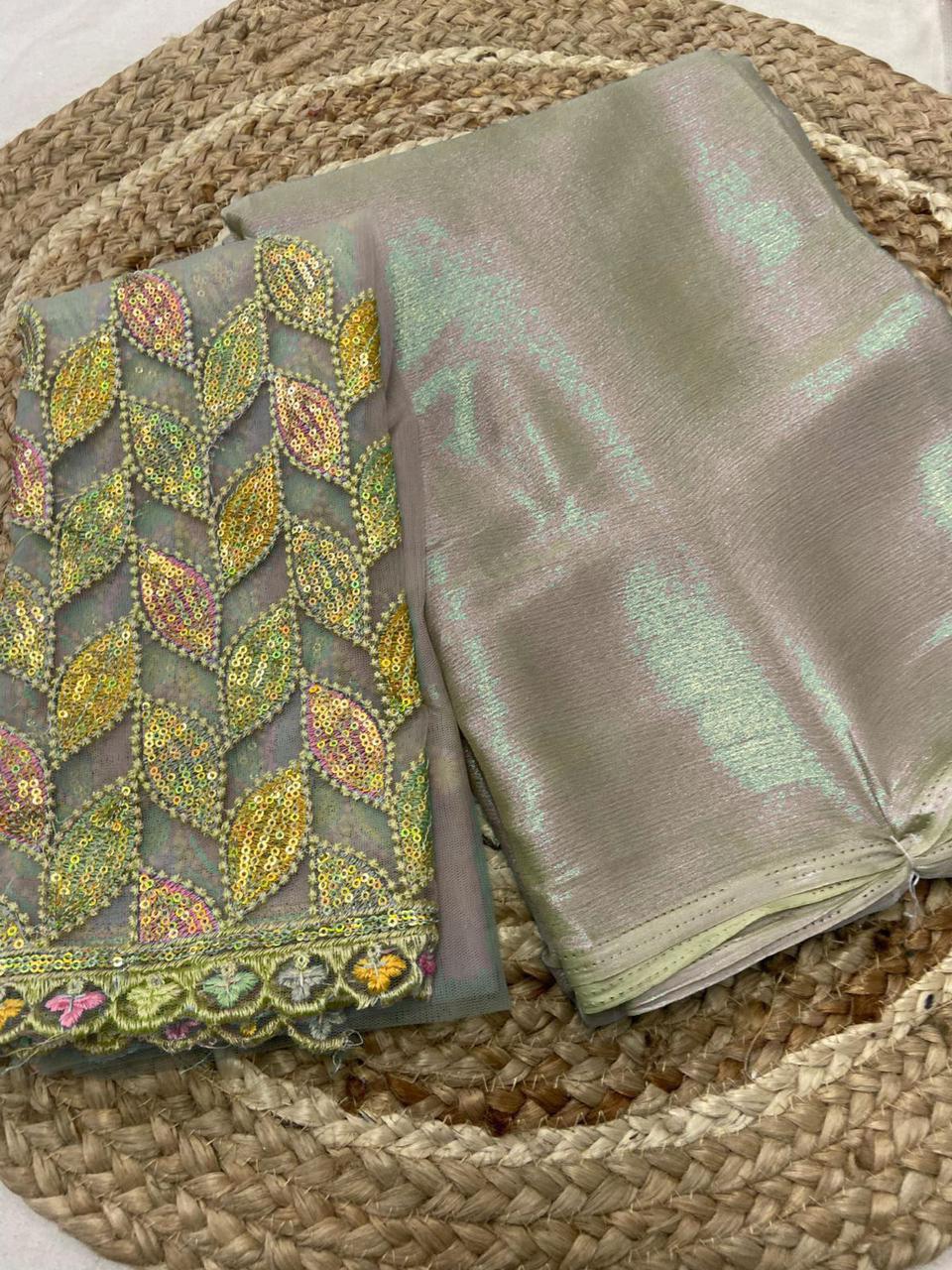 Chiffon Saree - Eshana Collections