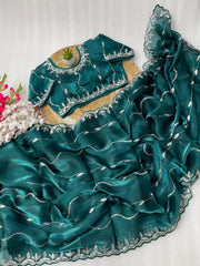 Pure Soft Jimmy Choo Silk Saree - Eshana Collections