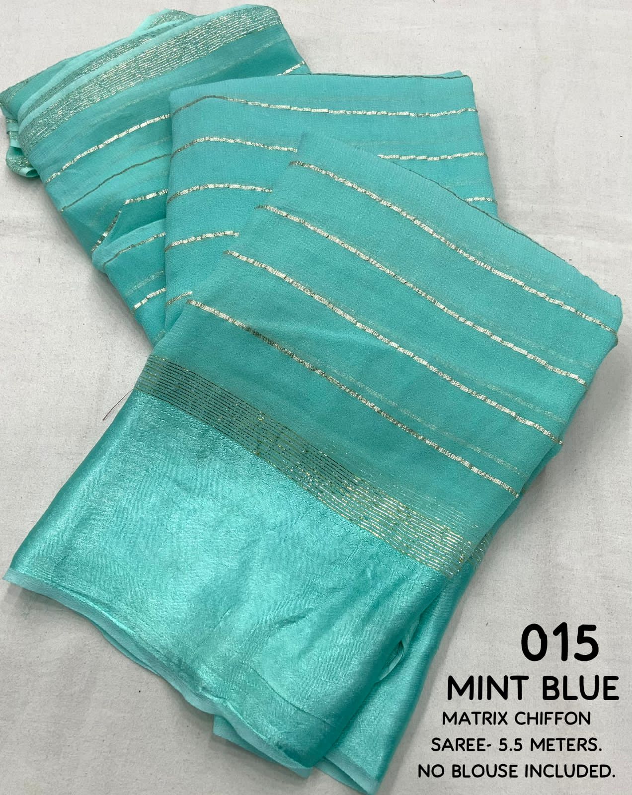 Sequence work Chiffon Saree - Eshana Collections