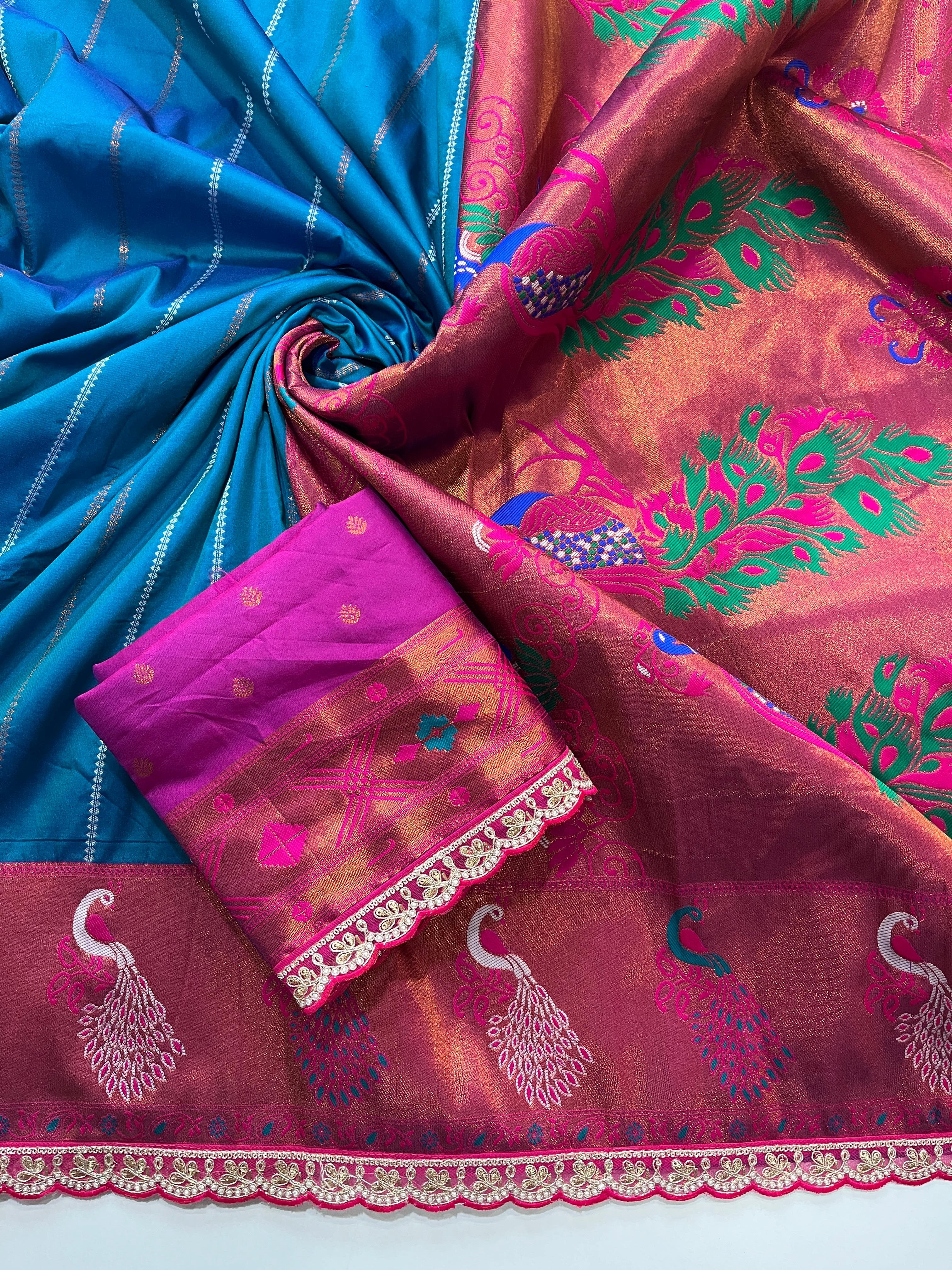 Rubina Banarasi Saree - Eshana Collections