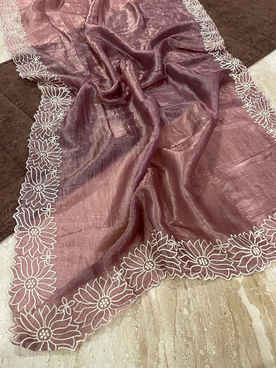 Gold Crush Saree - Eshana Collections
