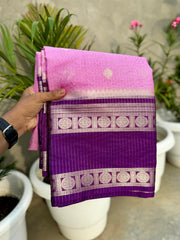 Banarasi handloom warm silk fabric saree - Eshana Collections