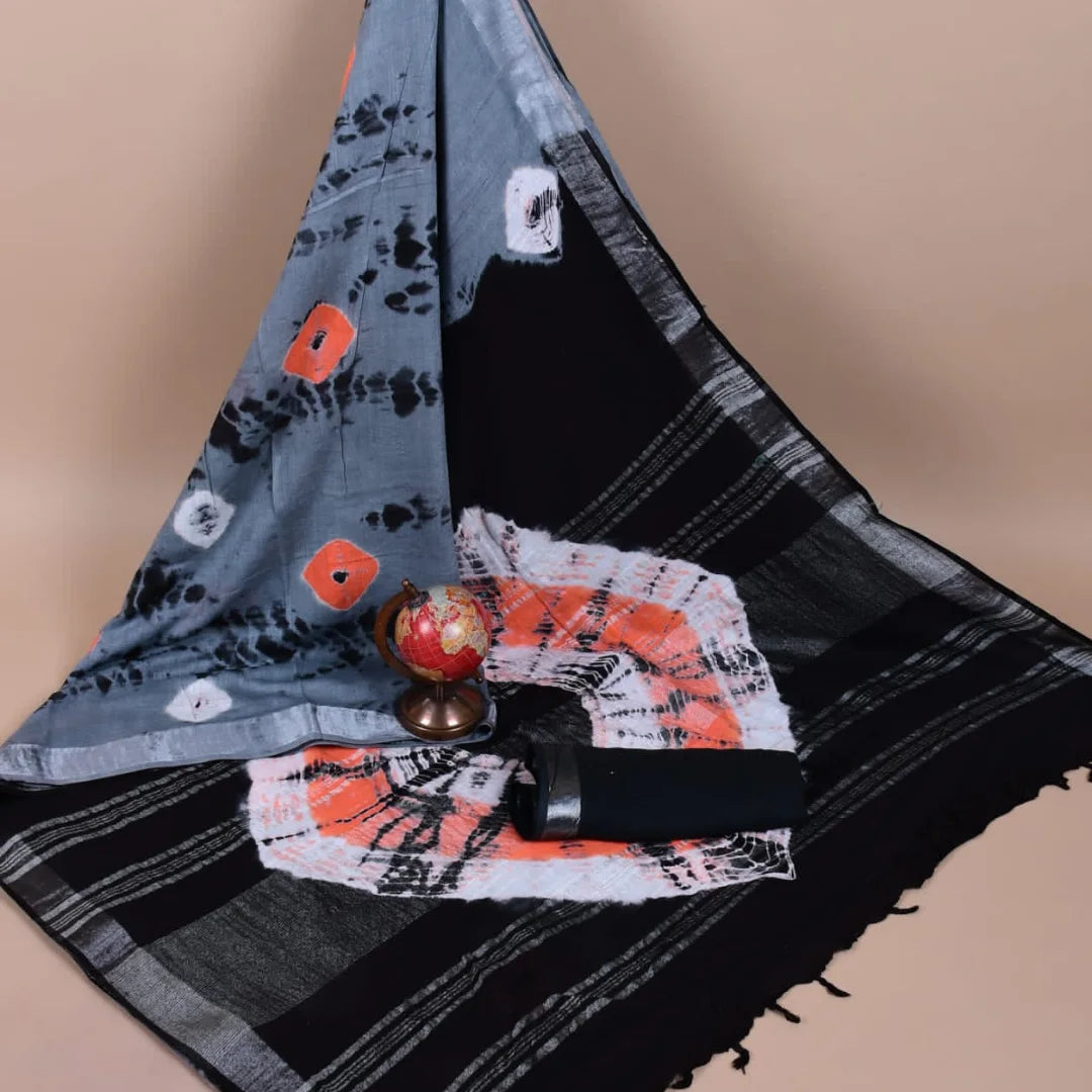 Lite weight Linen sarees - Eshana Collections
