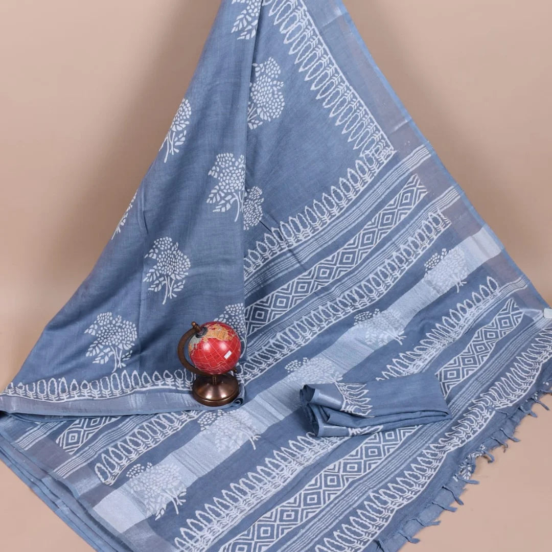 Lite weight Linen sarees - Eshana Collections