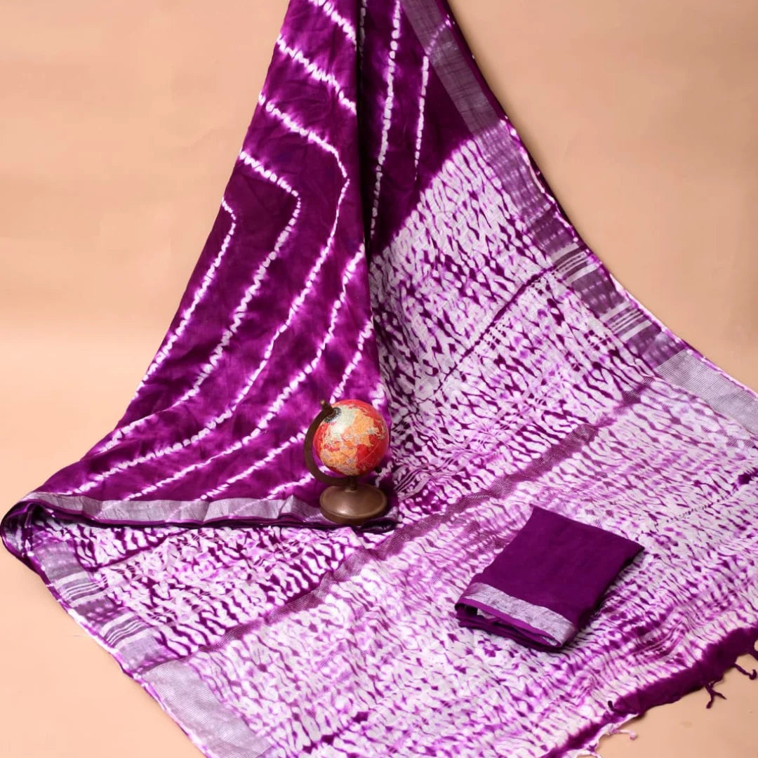 Lite weight Linen sarees - Eshana Collections